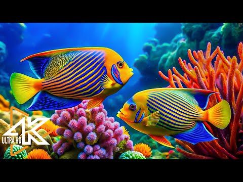 Видео: Погрузитесь в океан 4K – расслабляющие морские существа и захватывающие дух коралловые рифы