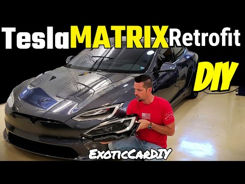 Видео: Tesla Model S ~ МОДЕРНИЗАЦИЯ MATRIX ~ ПОЛНОСТЬЮ СДЕЛАЙ САМ