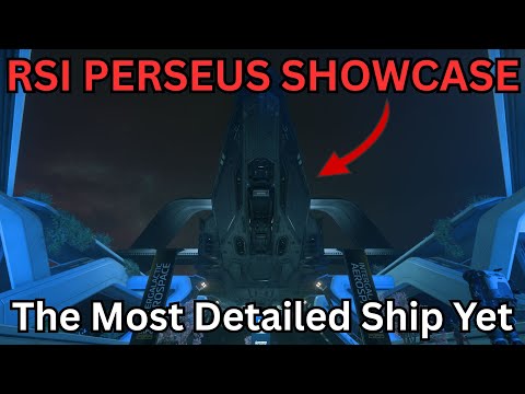 Видео: RSI PERSEUS Tour & Stats | Новый стандарт проектирования судов??