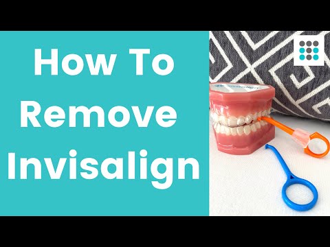 Видео: КАК СНЯТЬ ПРОЗРАЧНЫЕ ЭЛАСТИНЫ INVISALIGN. Доктор Мелисса Бейли, ортодонт