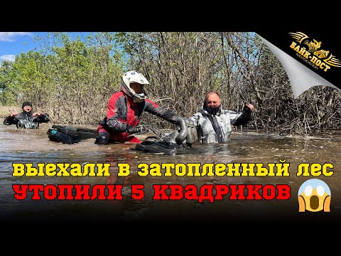 Видео: ШТУРМУЕМ БРОДЫ💦 УТОПИЛИ 5 КВАДРОЦИКЛОВ😱🚜 КВАДРОБРАТЬЯ ВЛГ🦾 ВЫЕЗД ЗА ВОЛГУ ПО ЗАТОПЛЕННОМУ ЛЕСУ🌳