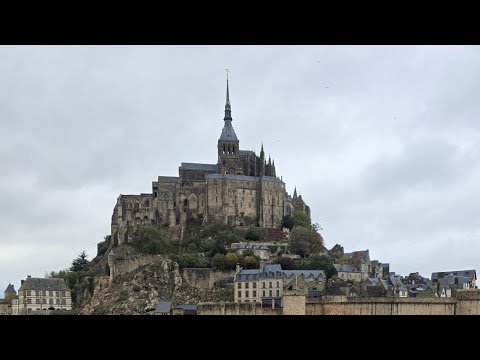 Видео: Замок Мон-Сан-Мишель. Франция. Нормандия. Окт. 2025. château du mont saint michel. France. Normandie