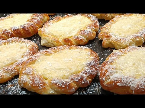 Видео: БУЛОЧКИ ПРОСТО ПУХ ,С МОЛОЧНЫМ КРЕМОМ ,ЭТОТ РЕЦЕПТ ВАС УДИВИТ!!!