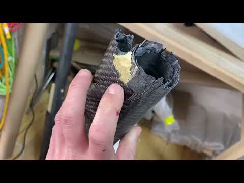 Видео: Карбоновая мачта для буера DN. Часть 4