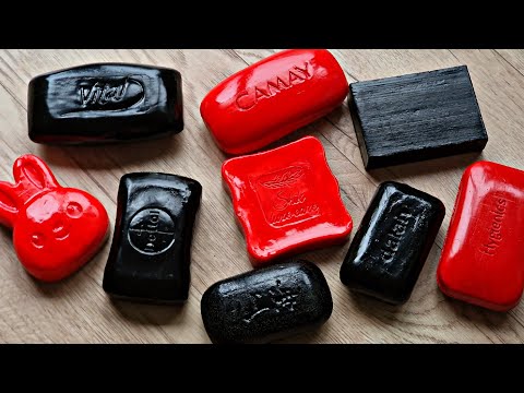 Видео: ASMR SOAP. ❤️🖤Резка сухого мыла. Satisfying video❤️🖤