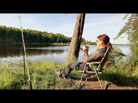 Видео: ПУТЕШЕСТВИЕ ПО НОВЫМ МЕСТАМ. РЫБА КЛЮЕТ!
