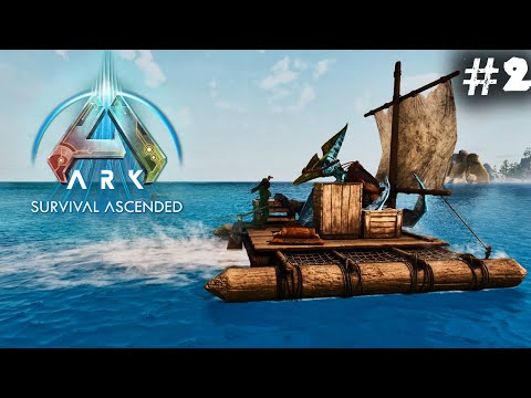 Видео: АRK Survival Ascended #2 ☛ Птер и путешествие на плоту✌