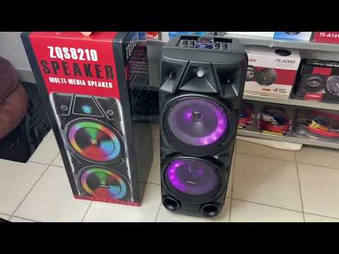 Видео: Большая колонка ZQS8210 ССЫЛКА НА КОЛОНКУ В ОПИСАНИИ