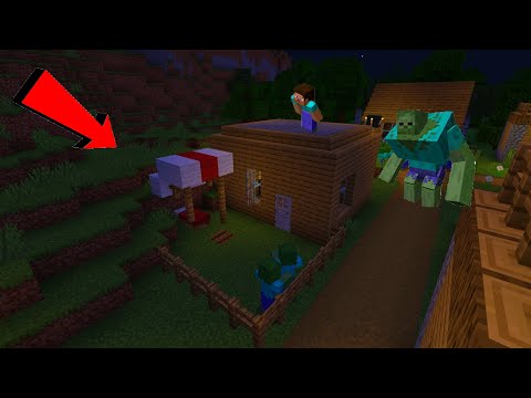 Видео: Я не успел подготовиться к ночному зомби апокалипсису в Майнкрафт/Pirplay 