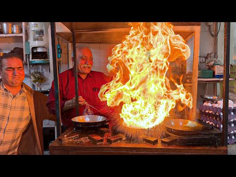 Видео: Король Огня Иранской Уличной Кухни | Готовка с Пламенем и Стилем!