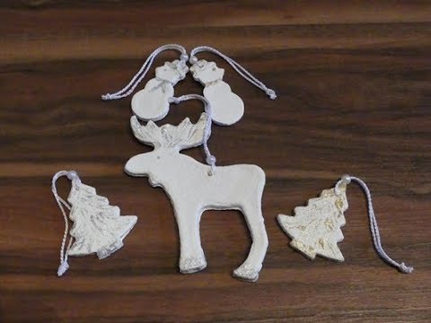 Видео: Новогодние игрушки из солёного теста