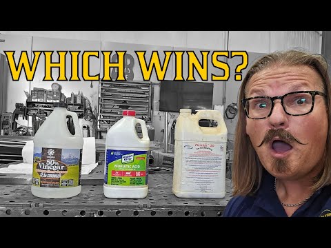 Видео: Какой химикат победит? Лучший способ удаления прокатной окалины со стали