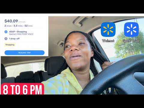 Видео: Моя полная смена в качестве водителя Spark в Walmart | Это был прекрасный день для Spark