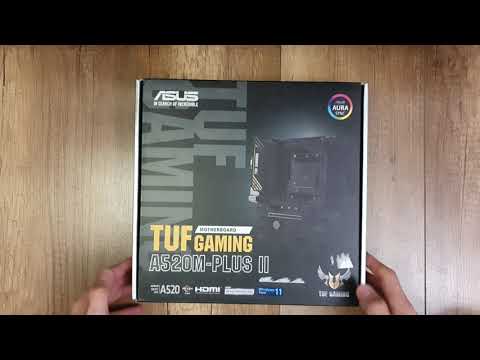 Видео: Відеорозпакування із MOYO - Материнська плата ASUS TUF GAMING A520M-PLUS II (90MB17G0-M0EAY0)