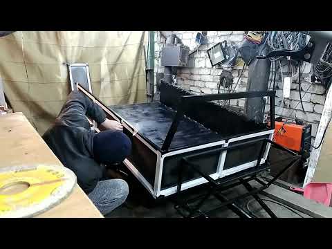 Видео: Телега - самосвал к мотоблоку. Часть 2.