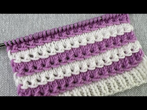 Видео: НЕ ПОЖАЛЕЕТЕ, если свяжете этот новый УЗОР спицами. Вязание спицами для начинающих