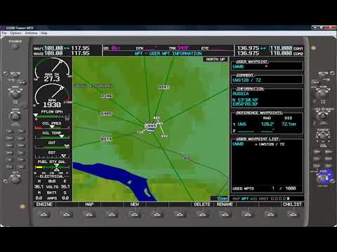 Видео: Создание WPT и FPL Part 1 Garmin 1000