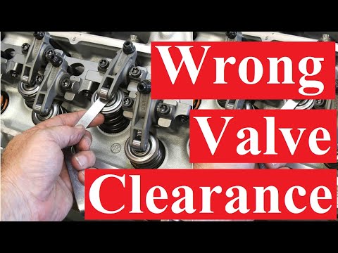 Видео: Как определить, что зазор клапанов неправильный