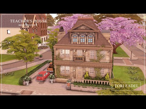 Видео: ДОМ ПРЕПОДАВАТЕЛЯ🎓🏠THE SIMS 4 I NO CC #thesims4 #sims4build #games