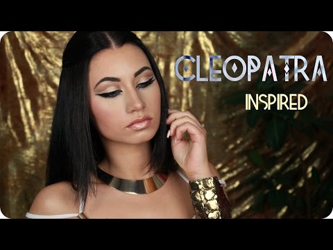Видео: Образ Клеопатры ₪ Cleopatra inspired makeup ₪ Halloween