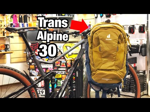 Видео: МОЯ ПЕРВАЯ ВЕЛООБНОВКА 2021! Рюкзак для велосипеда Deuter Trans Alpine 30
