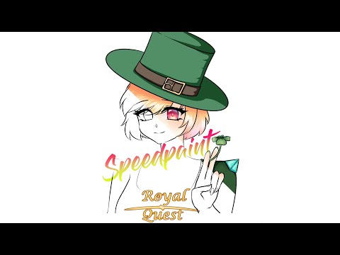 Видео: Royal Quest | Speedpaint | Фанарт "Дары Лепрекона"