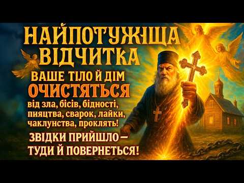 Видео: 🗝️ПОТУЖНА ВІДЧИТКА ВІД УСЯКОГО ЗЛА,ЧАКЛУНСТВА,ПРОКЛЯТЬ І ПІДСТУПІВ ДИЯВОЛА—ОЧИСТІТЬ ДУШУ І ДІМ ЗАРАЗ