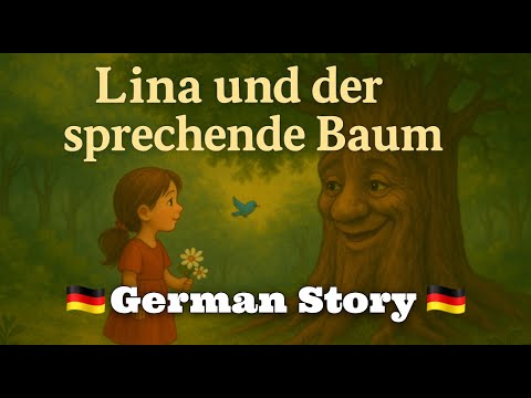 Видео: Немецкая история (A2/A1) – Lina und der sprechende Baum (Лина и говорящее дерево)