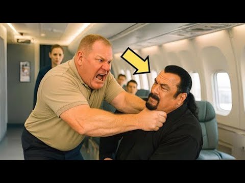 Видео: Высокомерный пассажир напал на Стивена Сигала в самолёте, не зная, что он ЧЕМПИОН боевых искусств