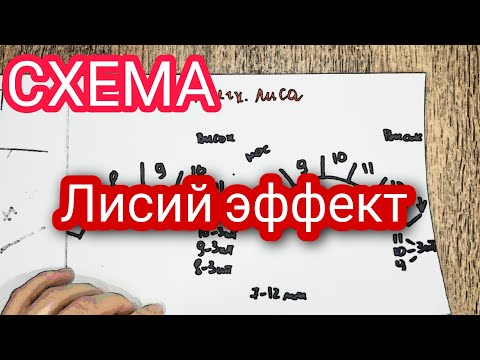 Видео: Лисий эффект | наращивание ресниц | схема