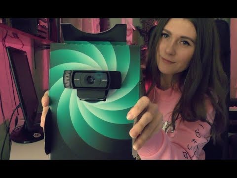 Видео: АСМР распаковка веб-камеры Logitech c920