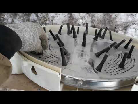 Видео: Изготовление перосъемной машины из стиралки