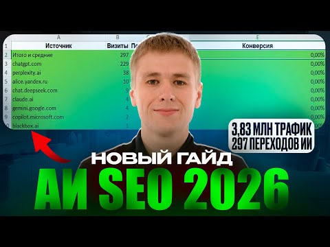 Видео: AI SEO 2026: Гайд GEO продвижения в нейросетях ChatGPT, Яндекс Нейро, Google AI Overviews, GigaChat
