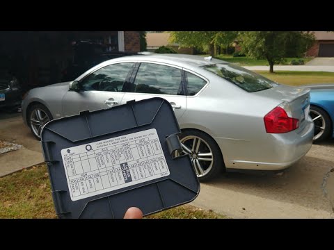 Видео: Расположение предохранителей и реле в Infiniti M35 M45. 2006-2010