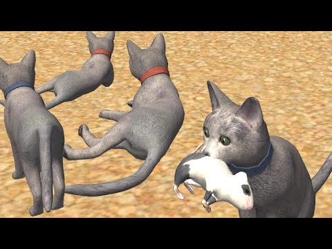 Видео: Посадка грядок в симулятор кошки и кота 