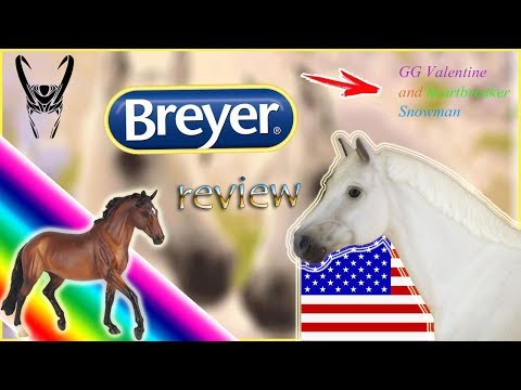 Видео: ОБЗОР BREYER | Snowman and GG Valentine & heartbreaker.