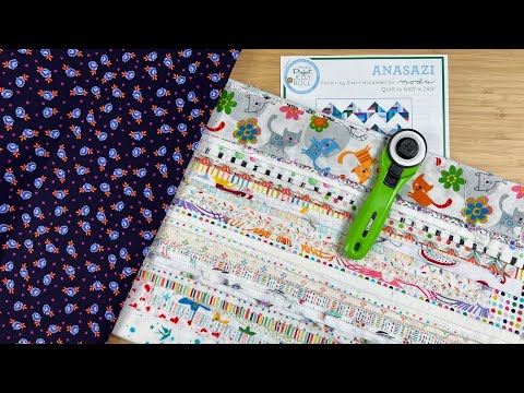 Видео: Мои ОСТАТКИ 2 1/2" ПОЛОСОК в сочетании с фоном выглядят потрясающе в этом ПРОСТОМ узоре анасази!