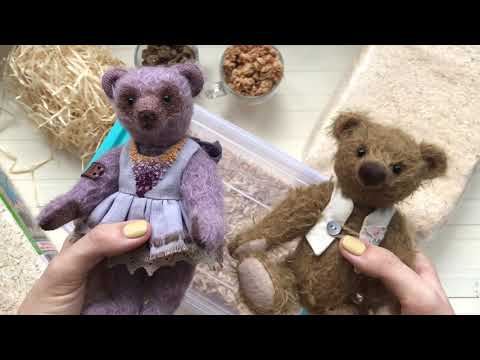 Видео: Набивка опилками мишки Тедди / Stuffing sawdust Teddy Bear