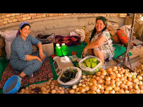 Видео: Уличный рынок Каракалпакстана!