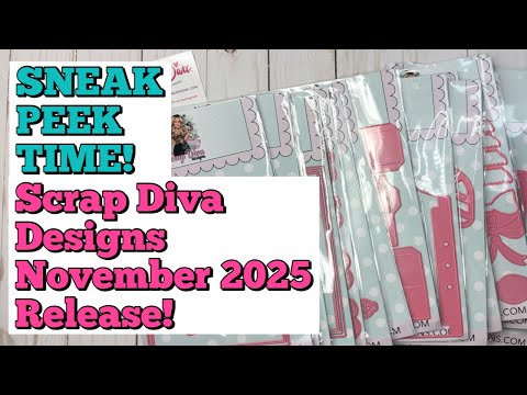 Видео: ВРЕМЯ ПОДРОБНОСТЕЙ! Scrapdiva Designs, выпуск за ноябрь 2025 г.