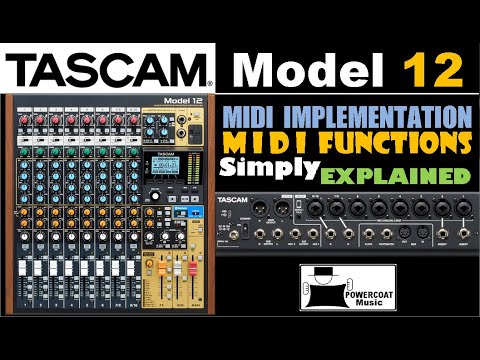 Видео: Tascam MODEL 12: пояснения к реализации MIDI