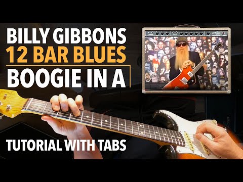 Видео: Урок игры на ритм-гитаре Билли Гиббонса с табулатурами — ZZ Top