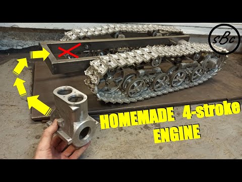 Видео: САМОДЕЛЬНЫЙ двухцилиндровый ДВИГАТЕЛЬ для трактора Т150 #т150 (+ENG SUB)