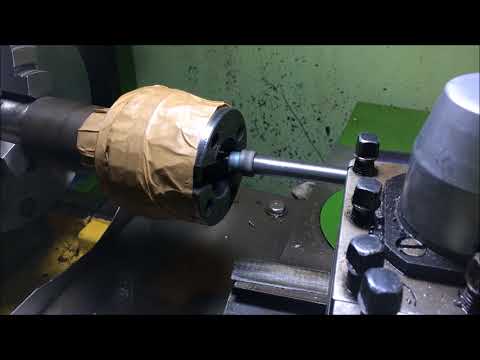 Видео: Шлифовкка шпинделя вт40