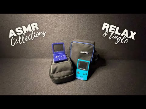 Видео: ASMR | Презентация коллекции Gameboy | Шепчущий звук, вызывающий ностальгию