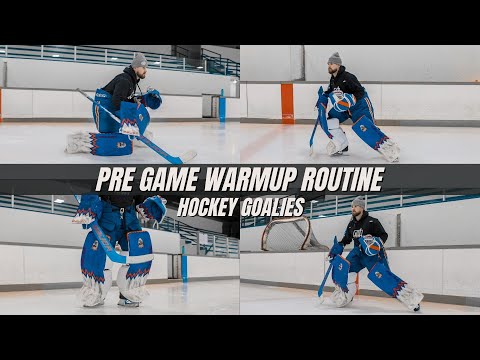 Видео: Учебное пособие по разминке хоккейного вратаря перед игрой