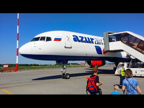Видео: ПОЛЕТ ОТЧЕТ / Azur Air Boeing 757 / Санкт-Петербург - Сочи