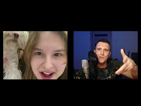 Видео: Фристайл батл с девушкой.Новогоднее поздравление.РЭП