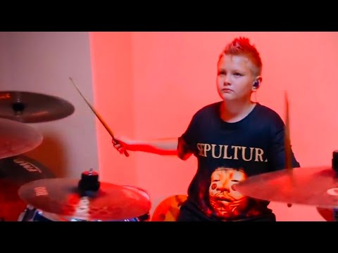 Видео: Sepultura - Territory (drum cover) #sepultura #territory #drumcover #drums #барабаны 