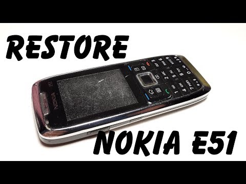 Видео: Nokia E51 Как восстановить старый ретро телефон | Restore broken mobile phone